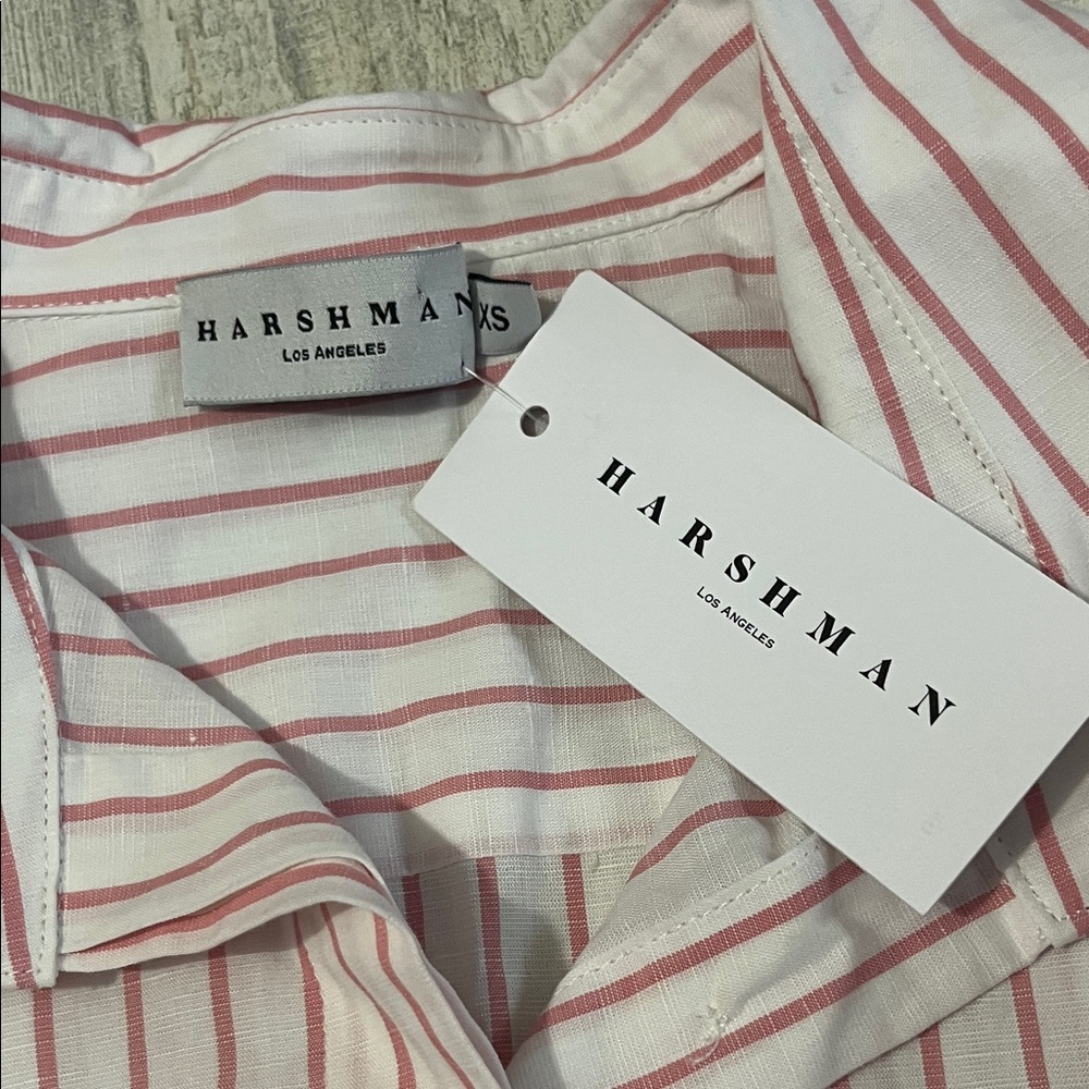 Harshman Willow Shirt Dress Size XS NWT - Picture 7 of 11